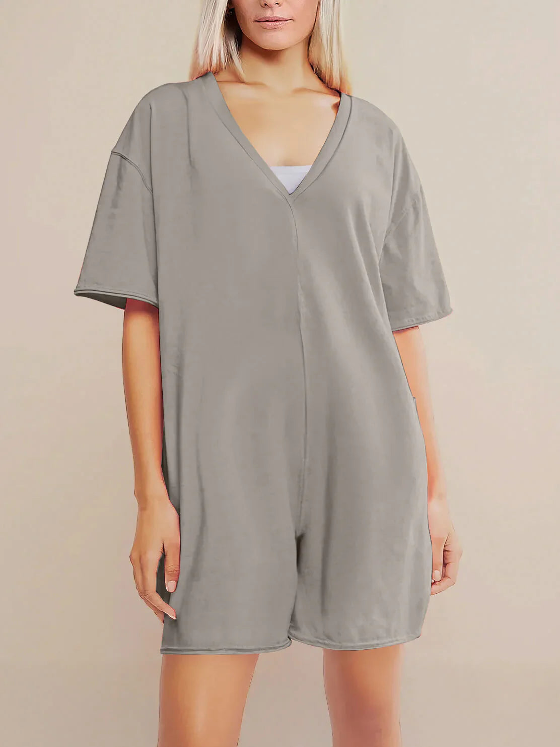 EaseTee™ – Oversized Nursing Romper