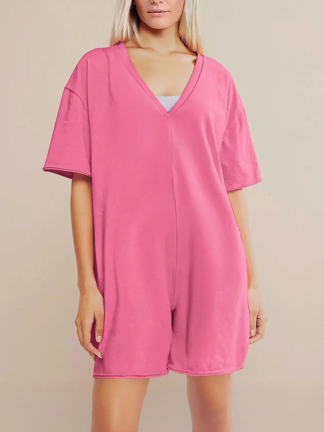 EaseTee™ – Oversized Nursing Romper