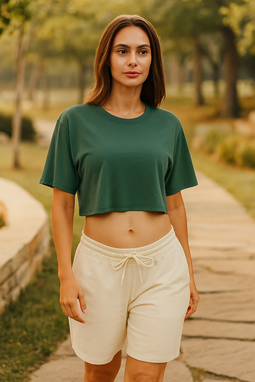 Soft Pima Crop Tank – Breathable Calm for Movement or Rest