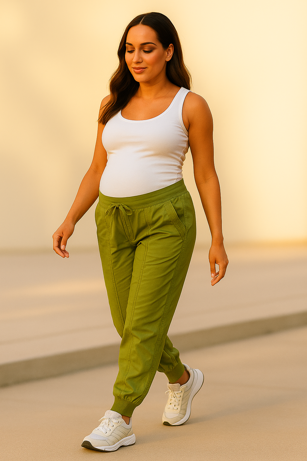 Lightweight Joggers for Women – High Rise with Pockets