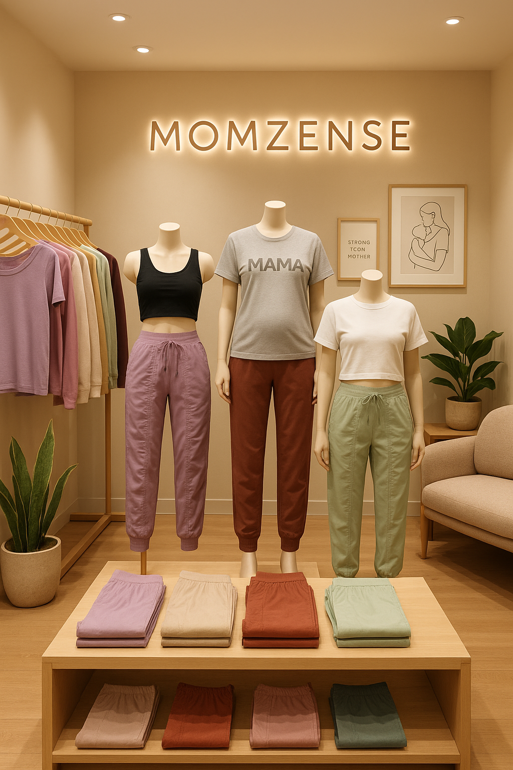Lightweight Joggers for Women – High Rise with Pockets