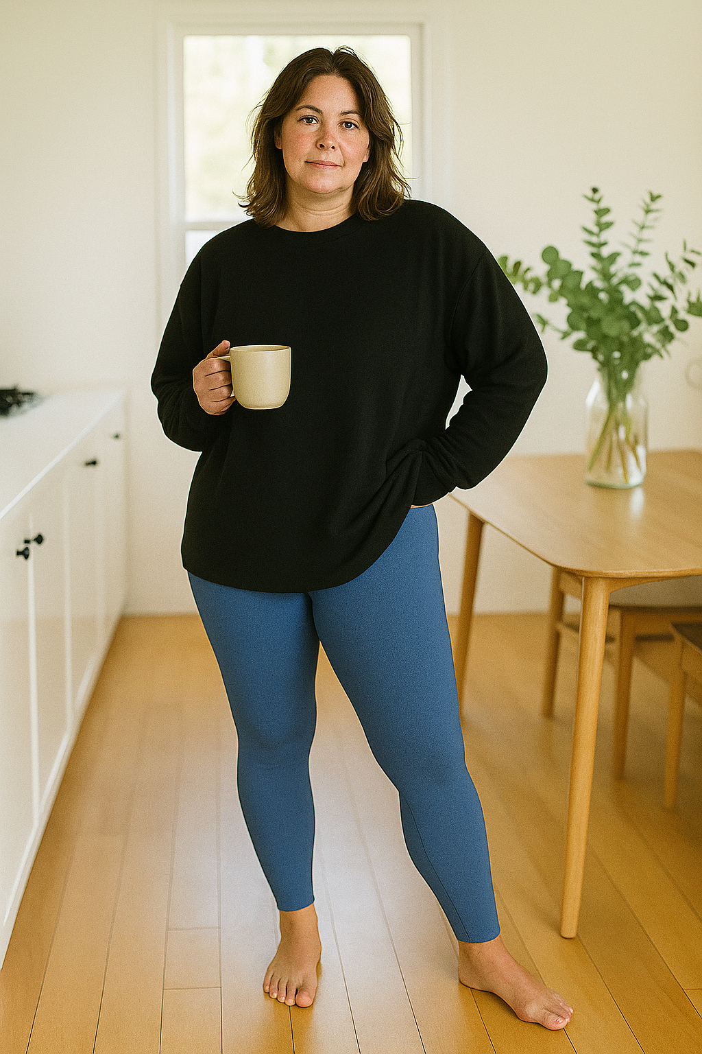 CloudSoft Milk Silk Long Sleeve Tee – Everyday Comfort with a Gentle Touch