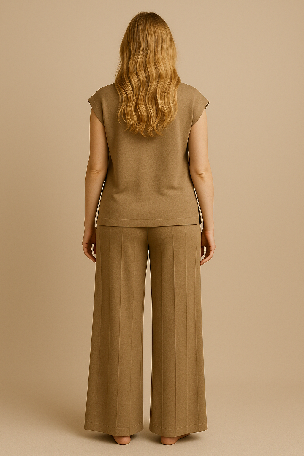 Evani Knit Set Soft Taupe