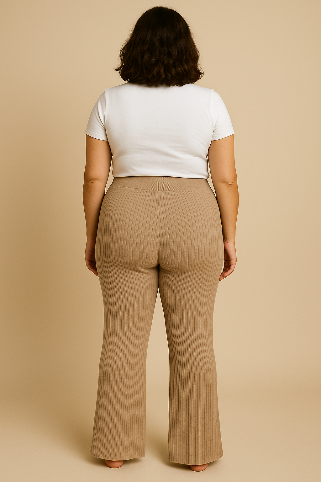 Maternity Wide Leg Trousers Soft Stretch Waistband