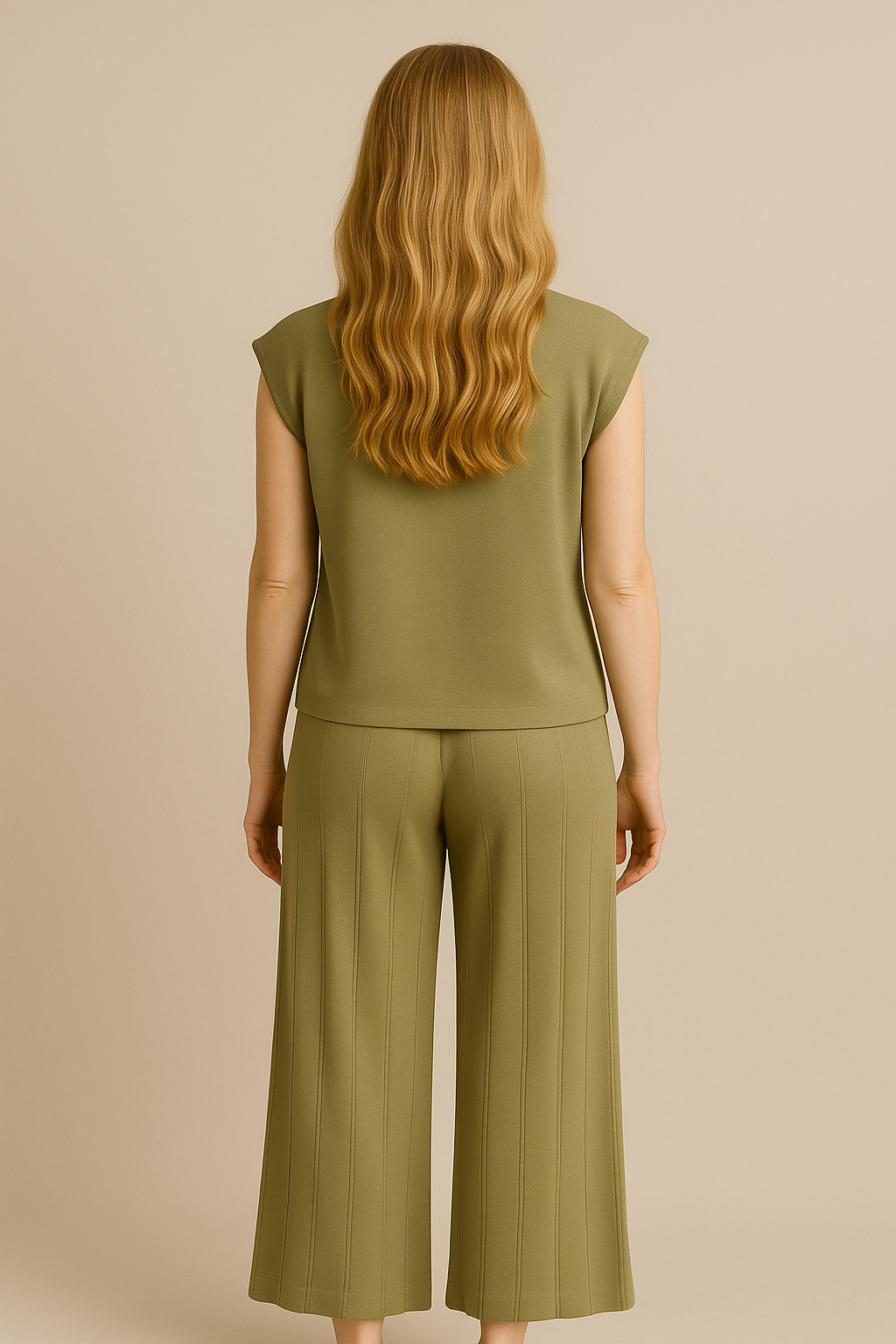 Evani Knit Set Silken Olive