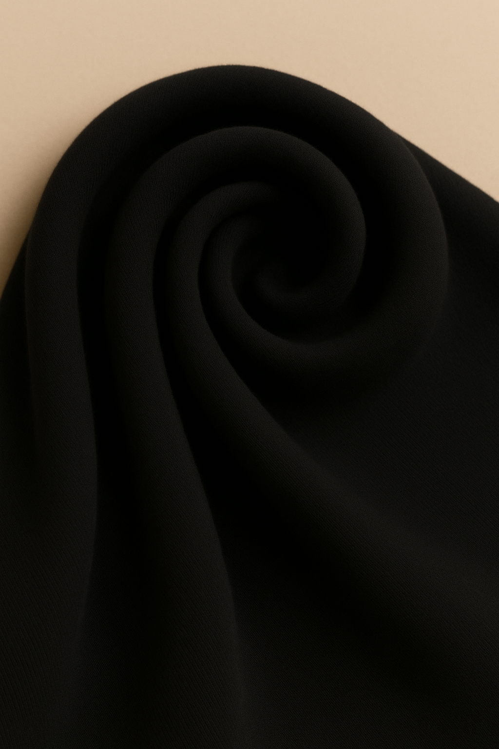Ruffle Glow Off-Shoulder Elegance in Soft Crepe