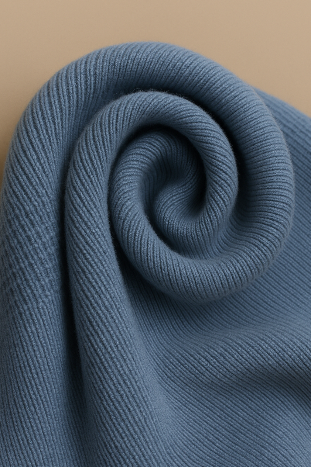 Blue Organic Cotton Sweater Oversized Eco Friendly Set