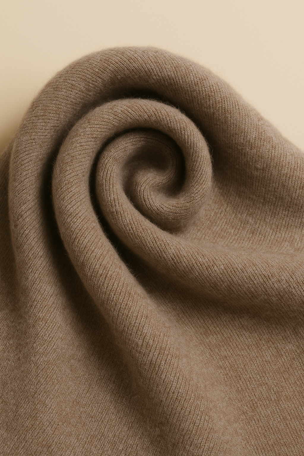 Funnel Neck Sweater Dress for Women in Khaki