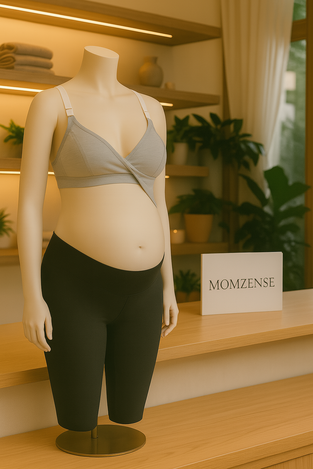 Soft-Support Nursing & Pumping Bra – Organic Comfort, Effortless Access