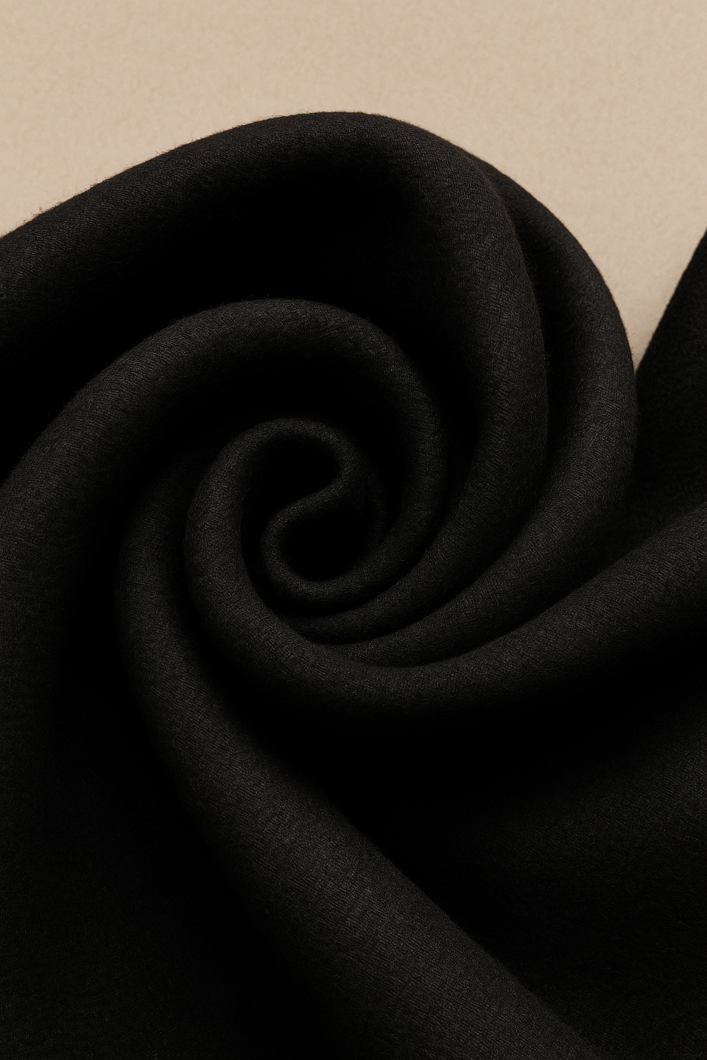 Women’s Wool Hooded Coat Premium Jacket in Black