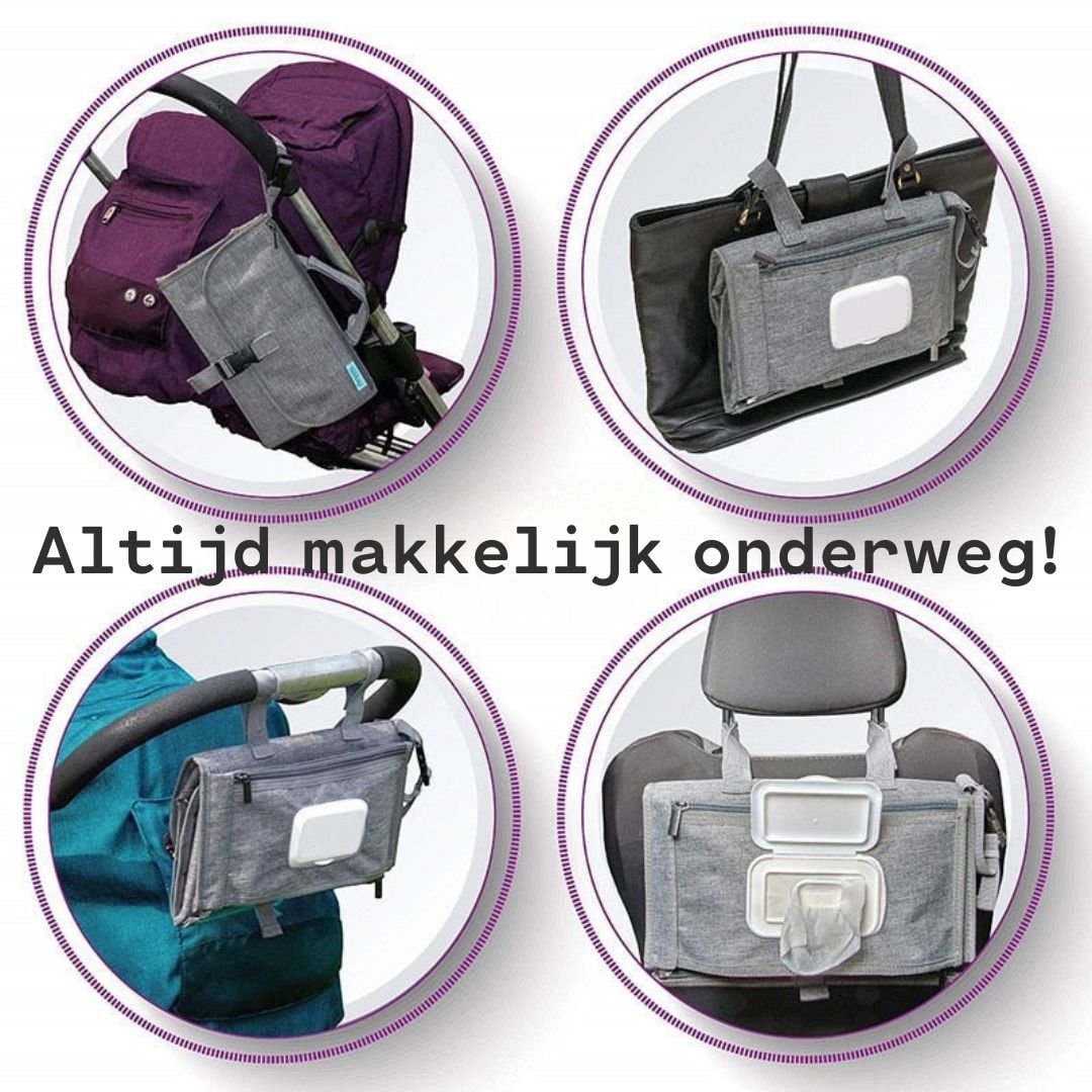 PORTAPAD ™-3-in-1 draagbare luierwisselkussen-5