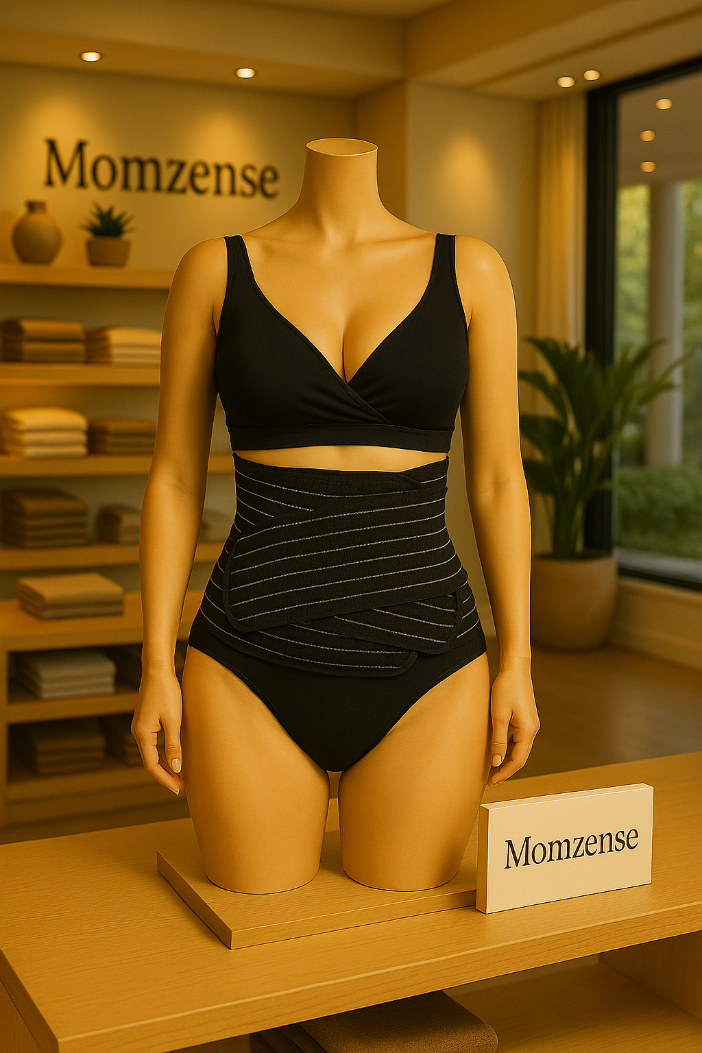 Adjustable Velcro Waist Trainer – Core Support & Postpartum Recovery