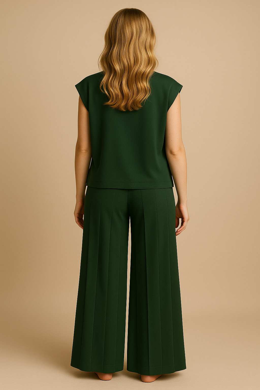 Evani Knit Set Dark Green