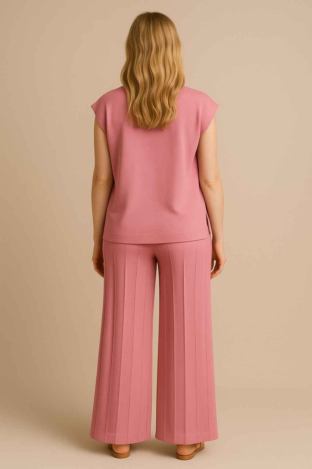 Evani Knit Set Rose Pink
