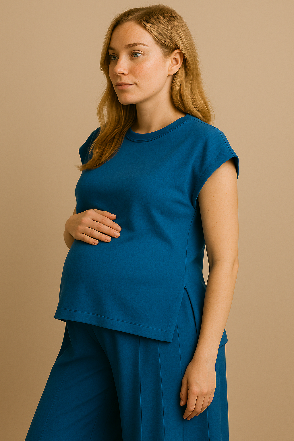 Evani Knit Set Blue