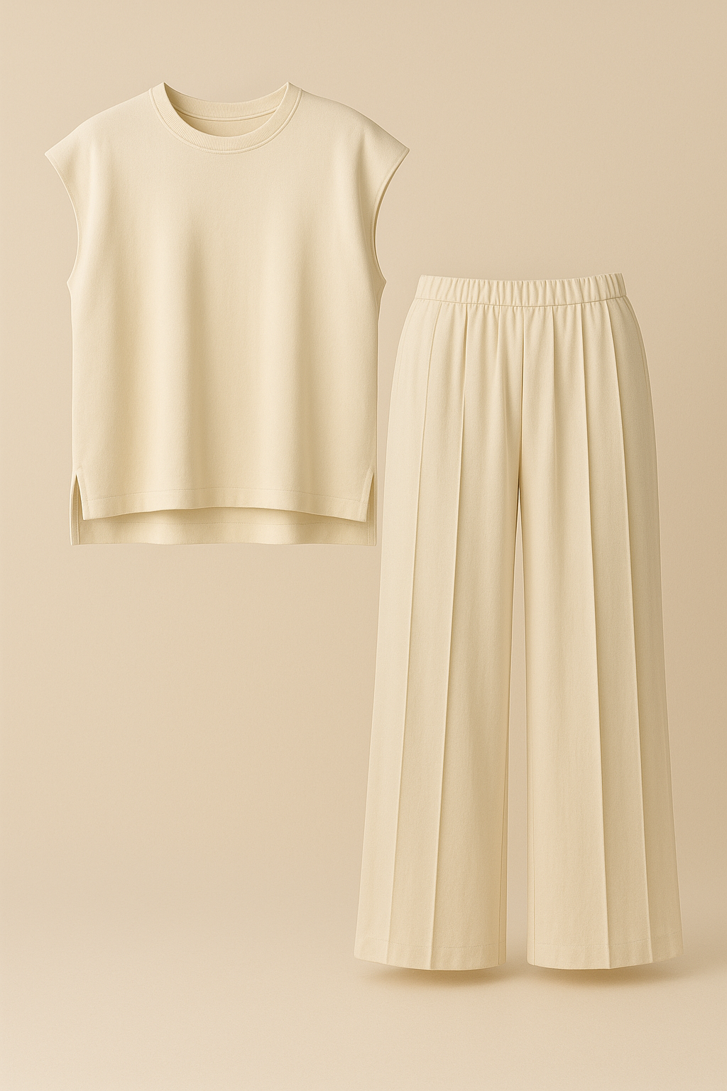Evani Knit Set Beige