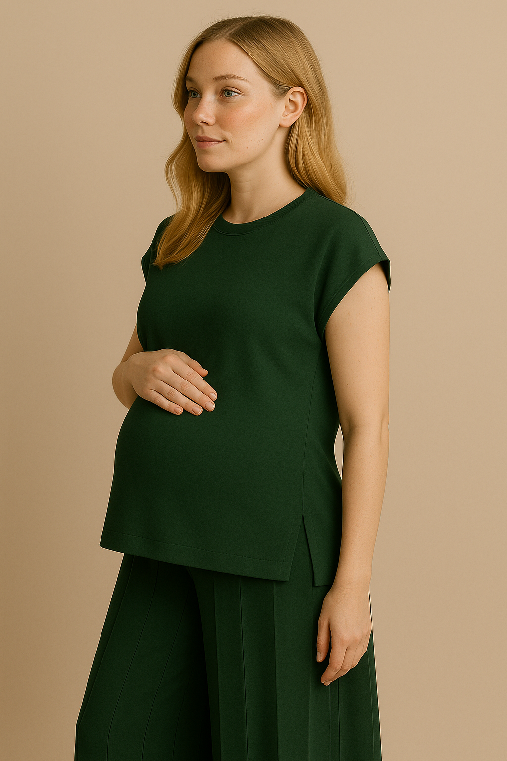 Evani Knit Set Dark Green