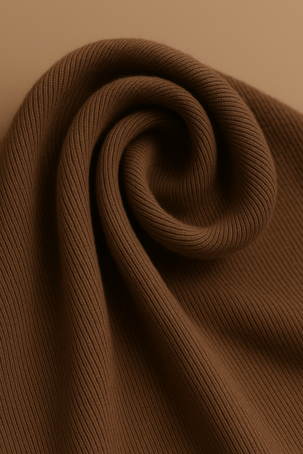 Sleeveless Turtleneck Maternity Maxi Dress Brown