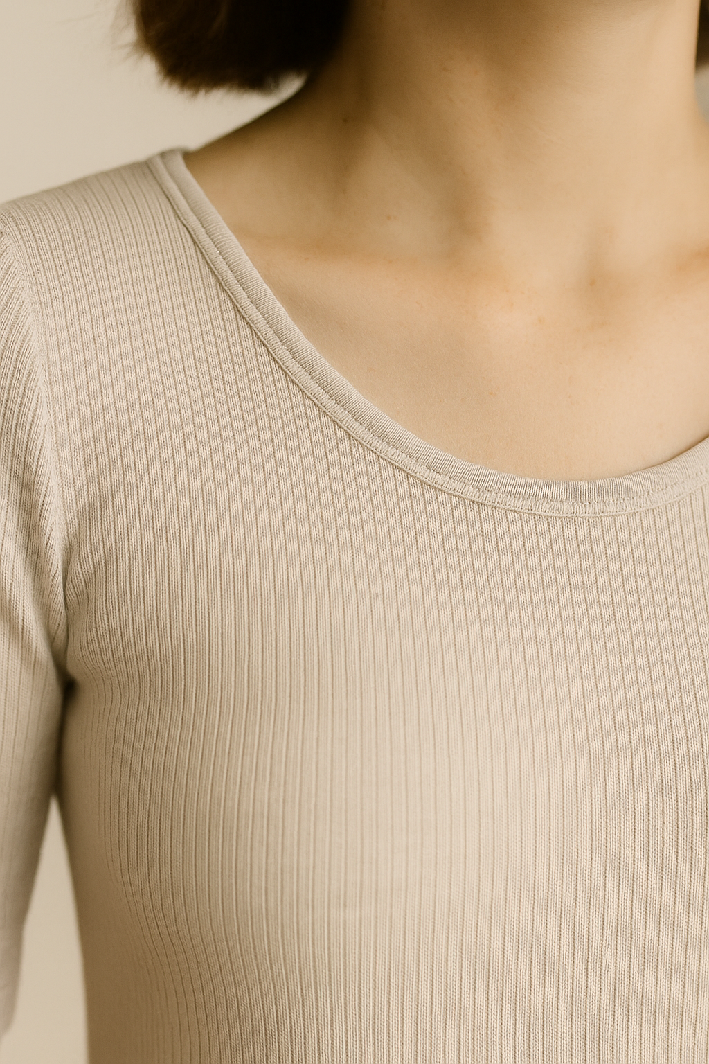 Apricot Knit Maternity Midi Soft Wool Blend