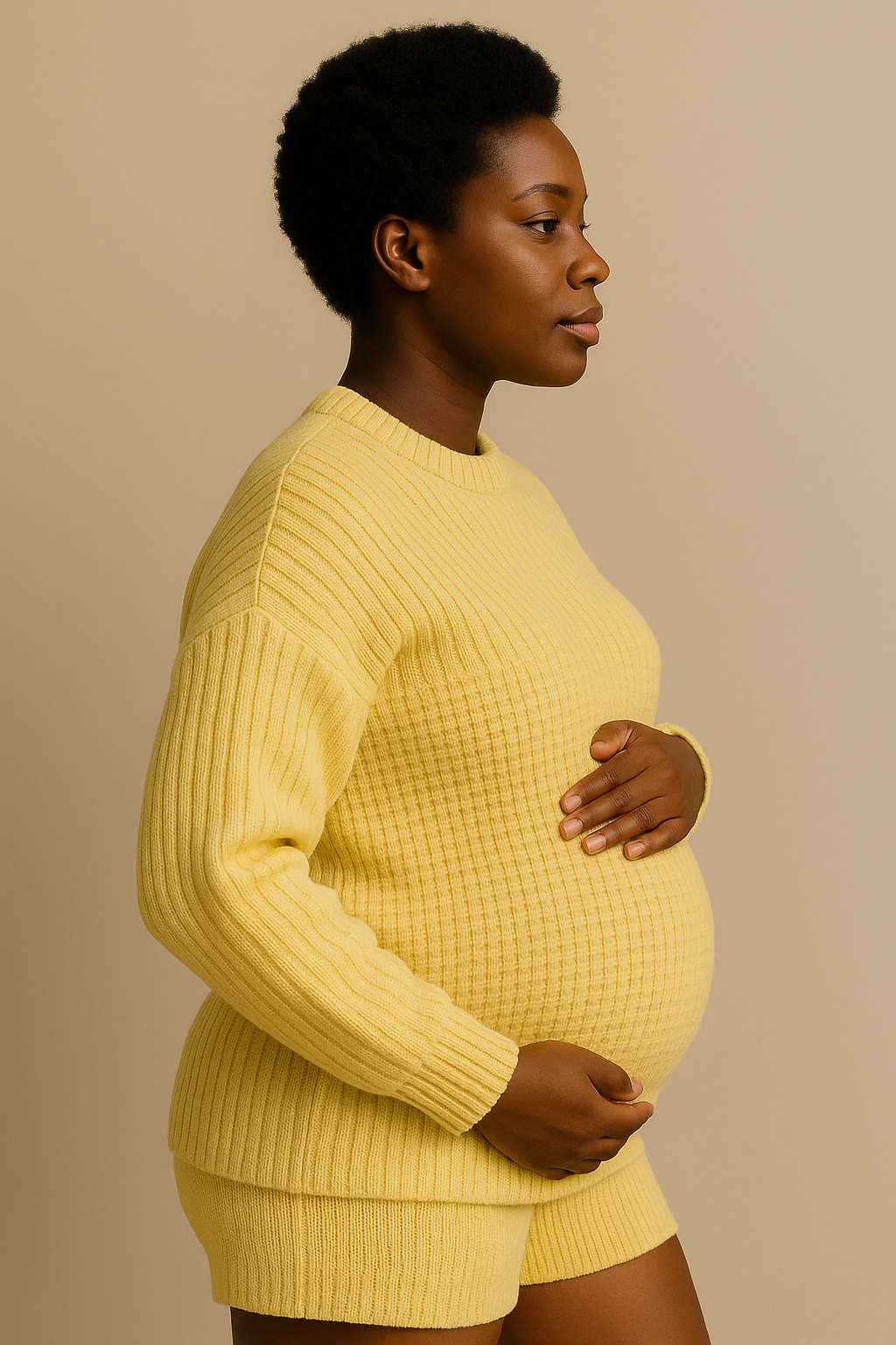 Lemon Organic Cotton Sweater Oversized Eco Friendly