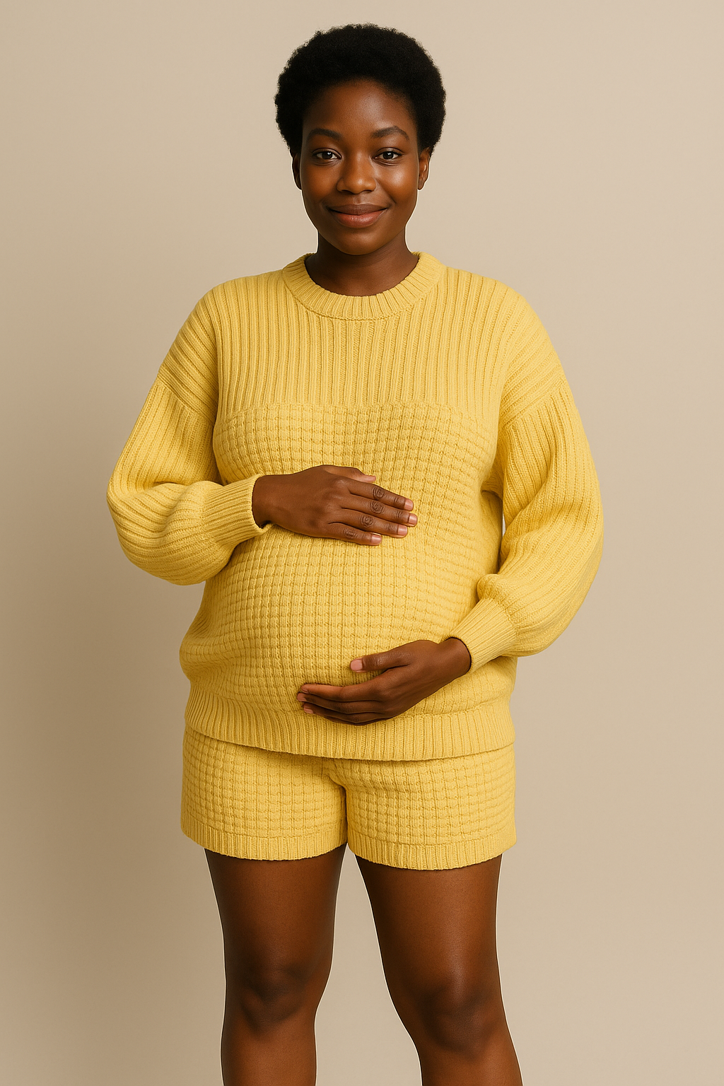 Lemon Organic Cotton Sweater Oversized Eco Friendly