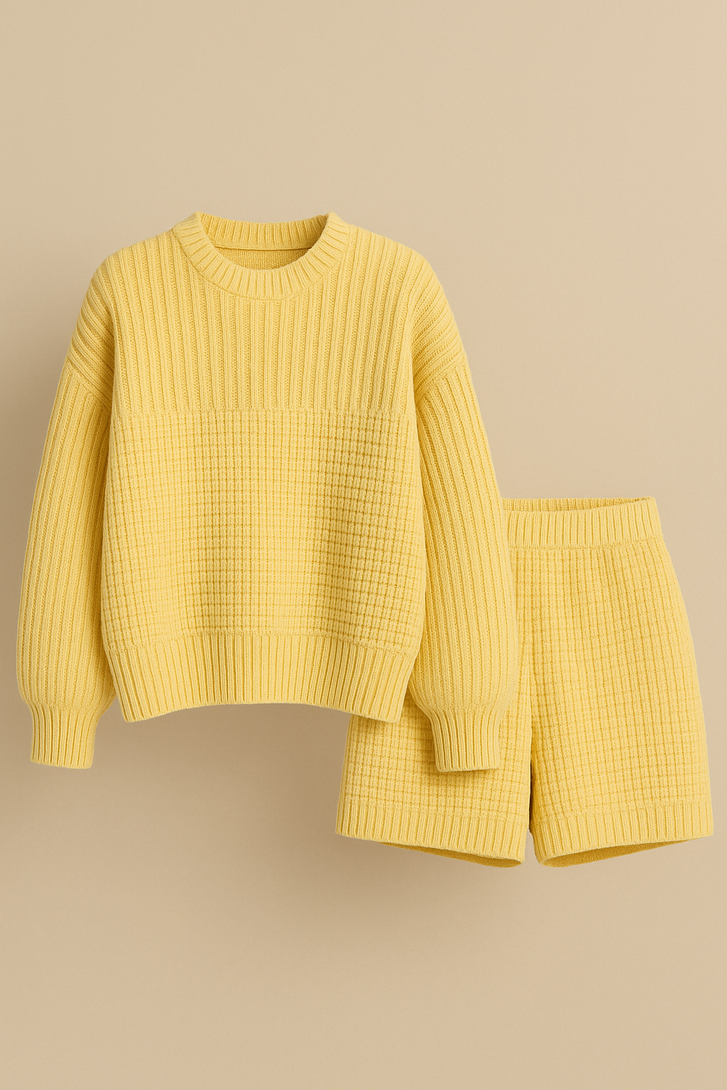 Lemon Organic Cotton Sweater Oversized Eco Friendly