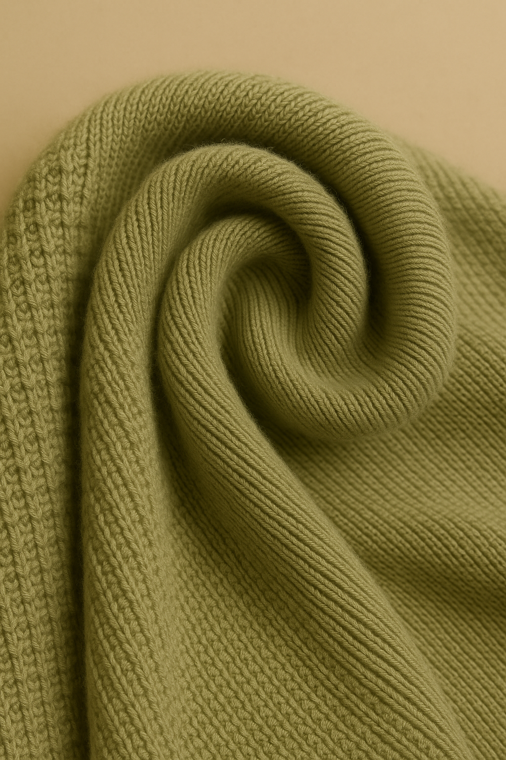 Olive Organic Cotton Sweater Oversized Eco Friendly Set