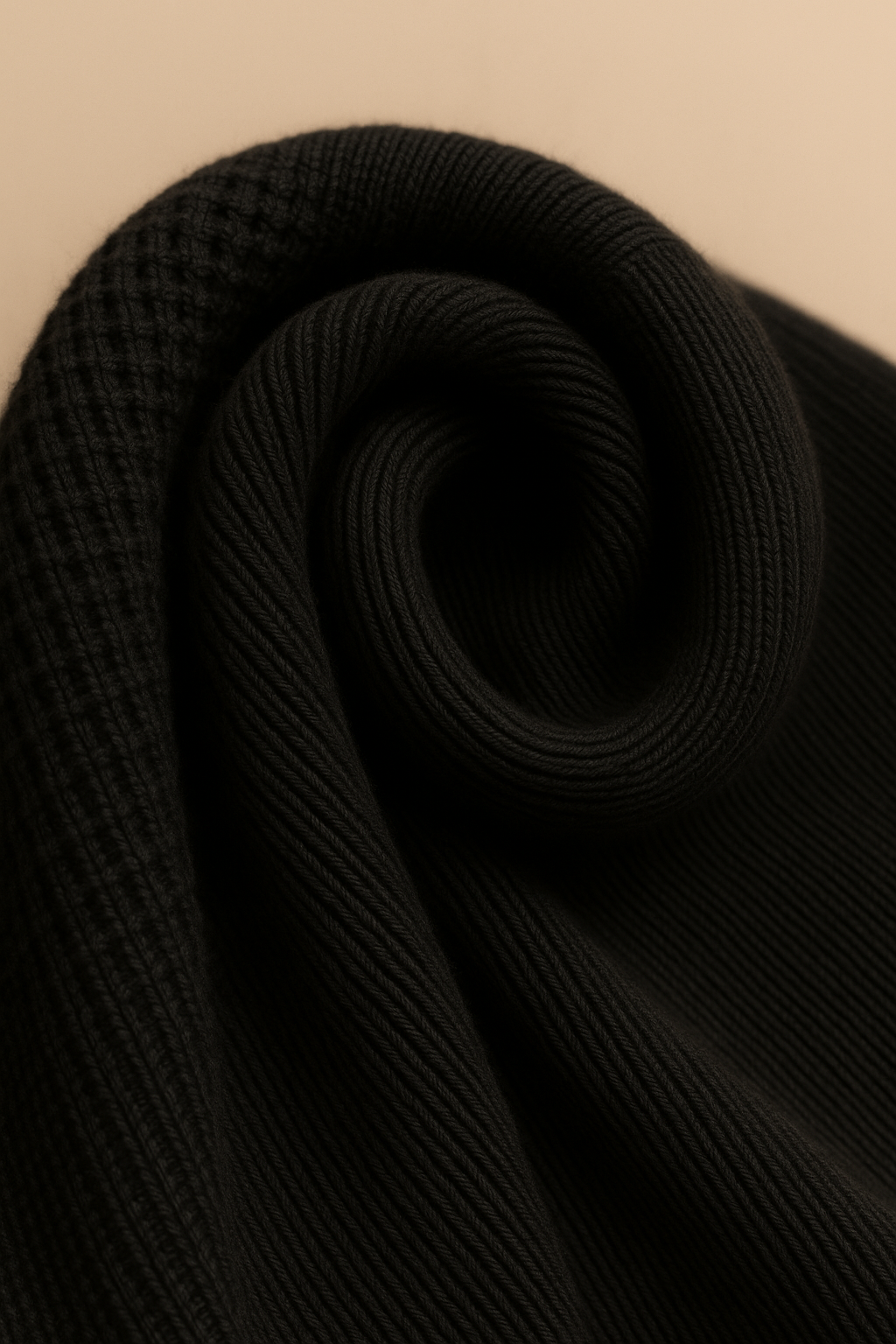 Black Organic Cotton Sweater Oversized Eco Friendly Set