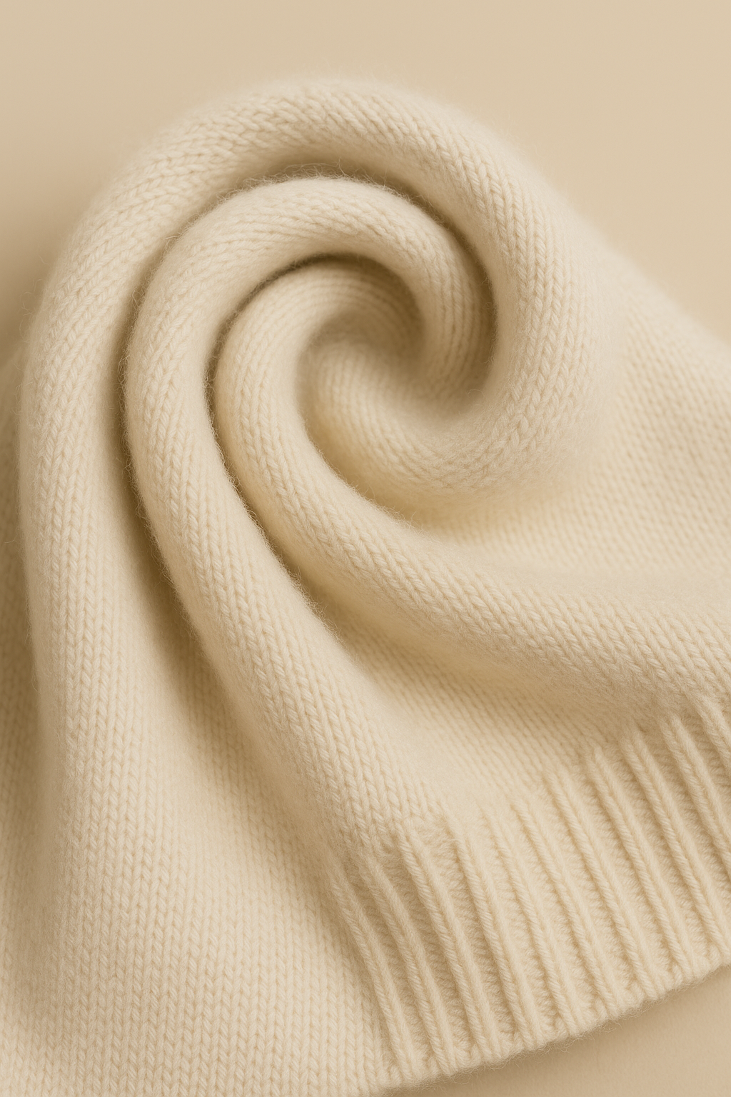Maternity Cozy Cashmere-Touch Turtleneck Sweater in Apricot