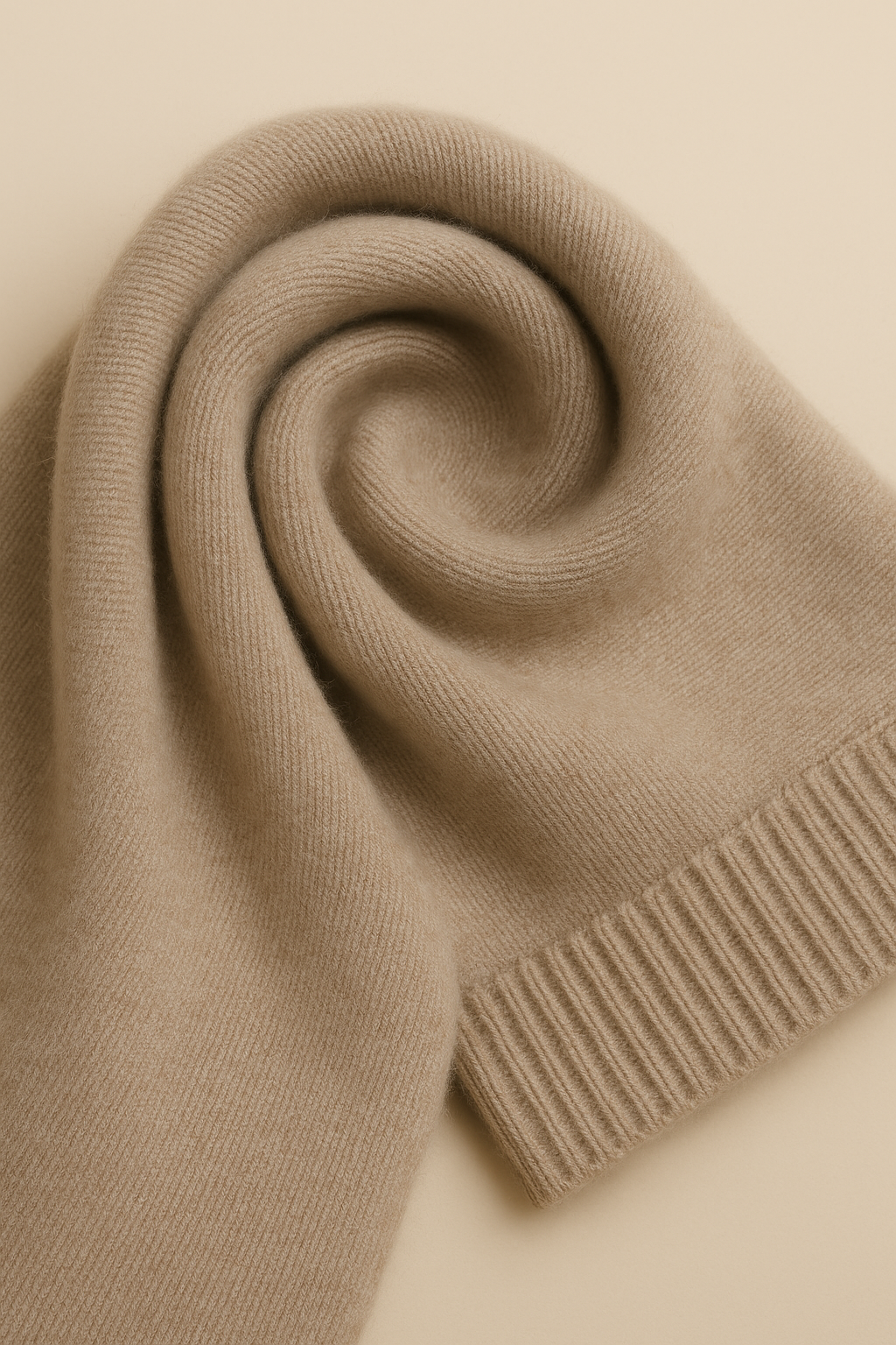 Maternity Cozy Cashmere-Touch Turtleneck Sweater in Khaki