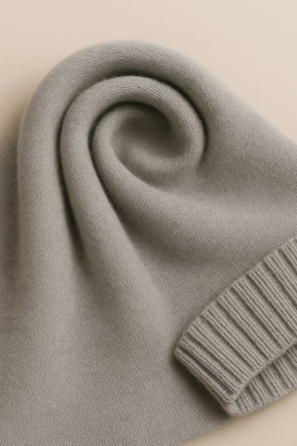 Maternity Cozy Cashmere-Touch Turtleneck Sweater in Gray