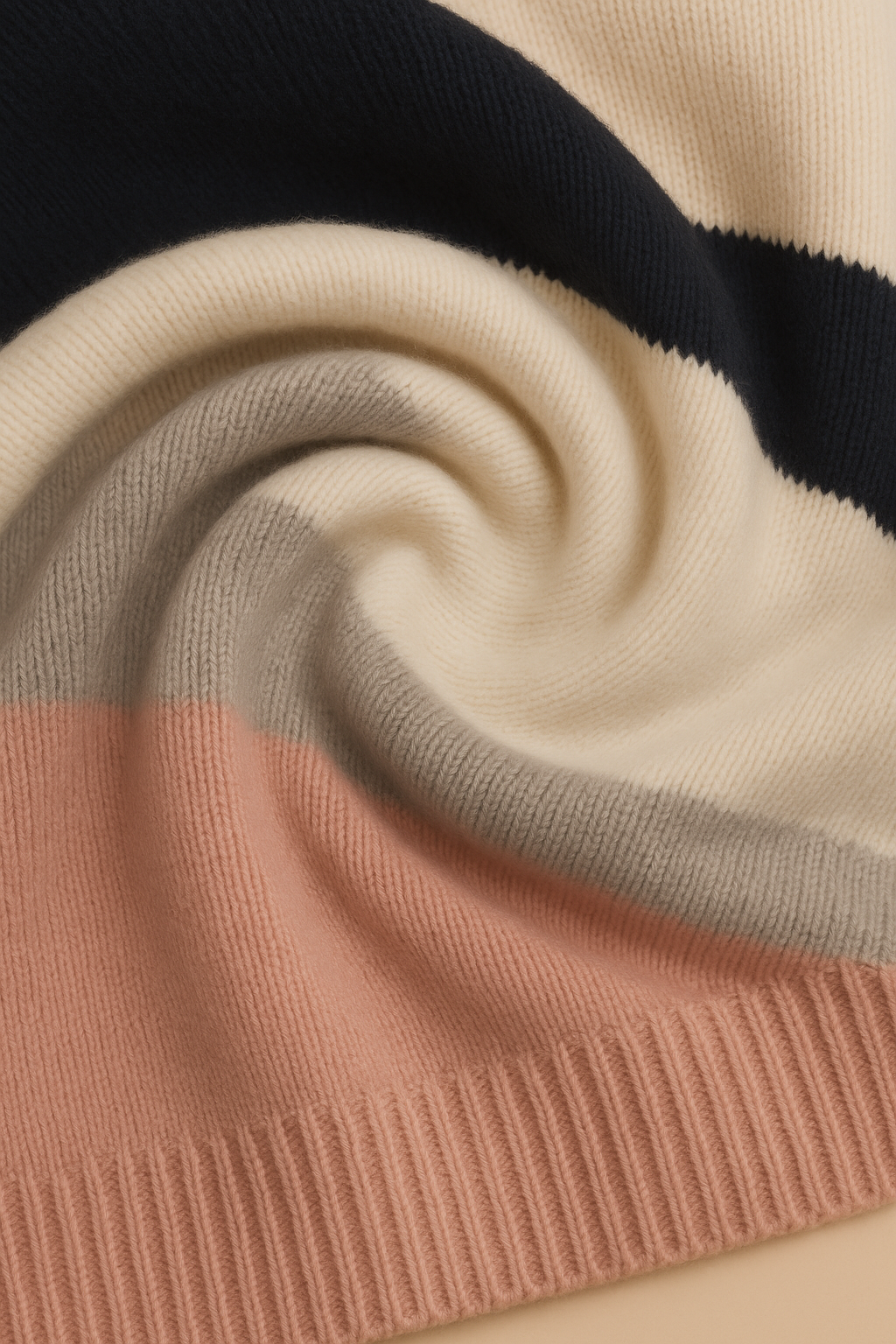Minerva Cozy Colorblock Knit Jumper