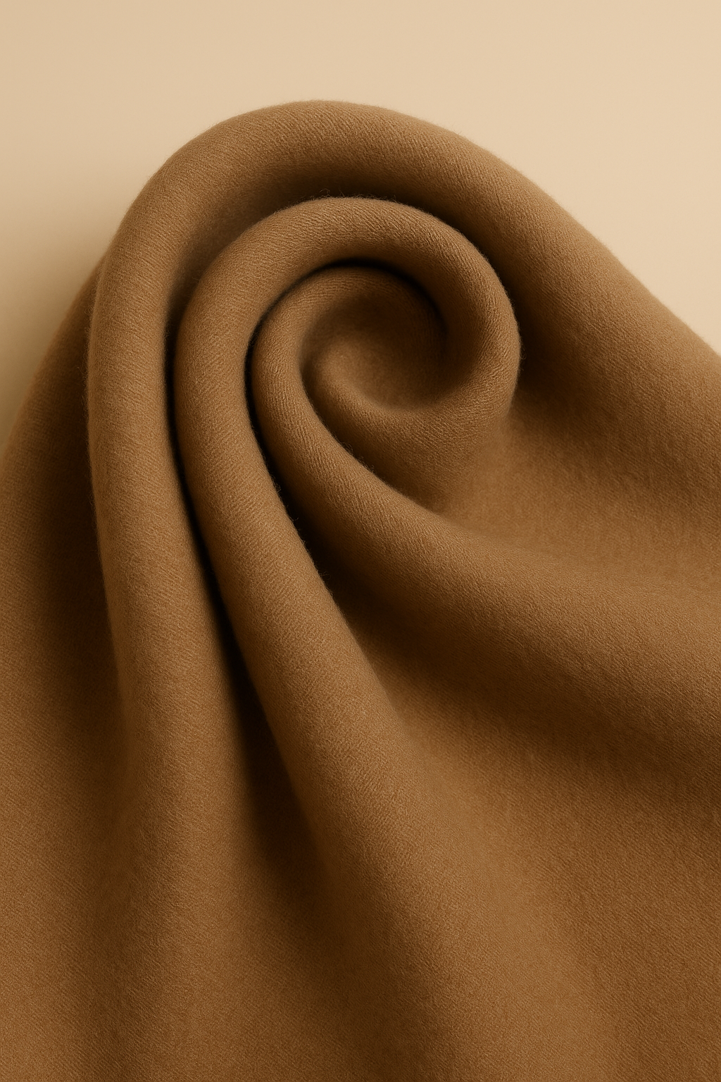 Women's Open Wool Blend Cloak Coat in Coffee