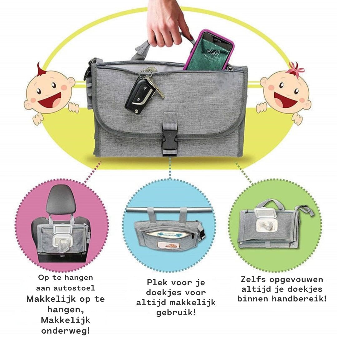  PORTAPAD ™-3-in-1 draagbare luierwisselkussen-4