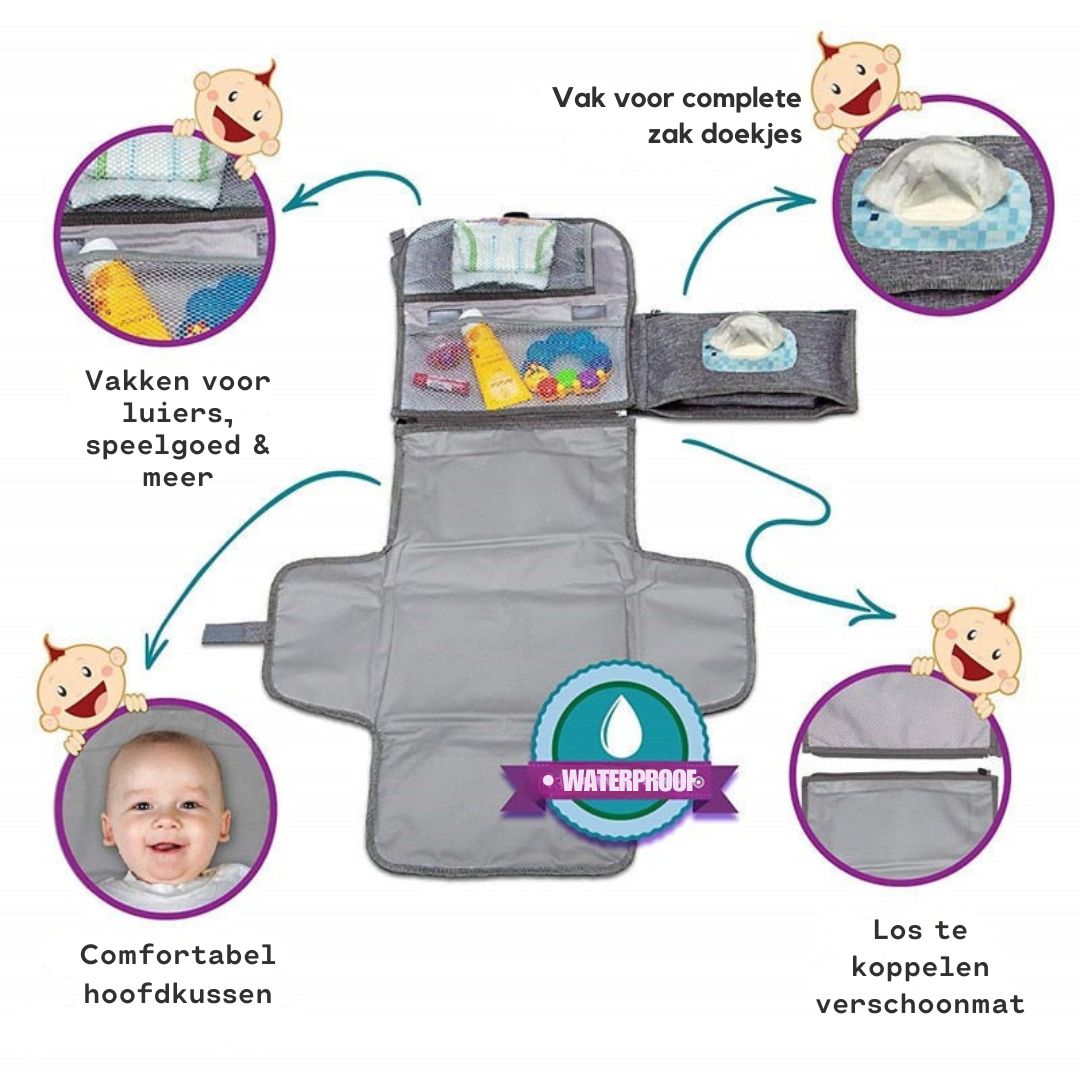  PORTAPAD ™-3-in-1 draagbare luierwisselkussen-3